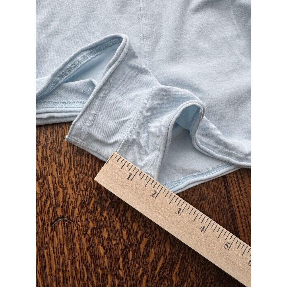 Free People Movement Hot Shot Tee T Shirt Romper One Piece Boardwalk Blue XS NWT - Picture 8 of 10